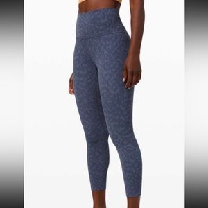SOLD Lululemon Blue Formation Camo Align 25”